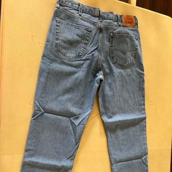 Levi's 550 Mens Jeans Size 38x32 Relaxed Blue Jeans Workwear - Picture 12 of 14